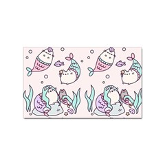 Cartoon Cat Cute Animal Design Drawing Illustration Kawaii Sticker (rectangular) by Grandong