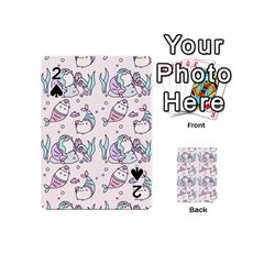 Cartoon Cat Cute Animal Design Drawing Illustration Kawaii Playing Cards 54 Designs (mini)