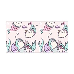 Cartoon Cat Cute Animal Design Drawing Illustration Kawaii Yoga Headband by Grandong