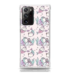 Cartoon Cat Cute Animal Design Drawing Illustration Kawaii Samsung Galaxy Note 20 Ultra Tpu Uv Case by Grandong