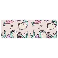 Cartoon Cat Cute Animal Design Drawing Illustration Kawaii Banner And Sign 12  X 4  by Grandong