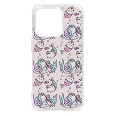 Cartoon Cat Cute Animal Design Drawing Illustration Kawaii Iphone 14 Pro Tpu Uv Print Case by Grandong