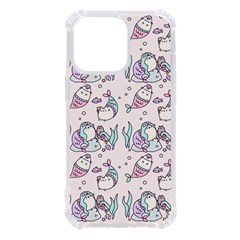 Cartoon Cat Cute Animal Design Drawing Illustration Kawaii Iphone 13 Pro Tpu Uv Print Case by Grandong