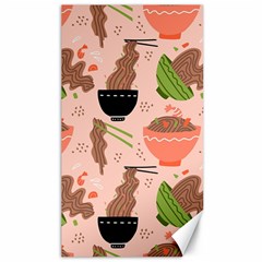 Doodle Yakisoba Seamless Pattern Background Cartoon Japanese Street Food Canvas 40  X 72  by Grandong