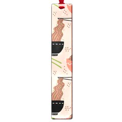 Doodle Yakisoba Seamless Pattern Background Cartoon Japanese Street Food Large Book Marks by Grandong