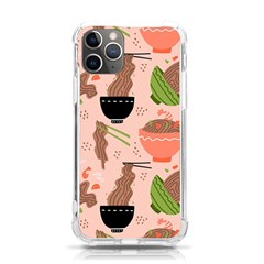 Doodle Yakisoba Seamless Pattern Background Cartoon Japanese Street Food Iphone 11 Pro 5 8 Inch Tpu Uv Print Case by Grandong