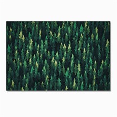 Forest Illustration Postcards 5  X 7  (pkg Of 10) by Grandong