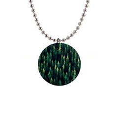 Forest Illustration 1  Button Necklace by Grandong