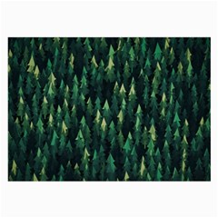 Forest Illustration Large Glasses Cloth (2 Sides) by Grandong