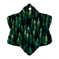 Forest Illustration Ornament (snowflake) by Grandong