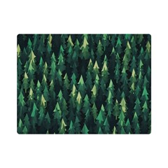 Forest Illustration Premium Plush Fleece Blanket (mini) by Grandong