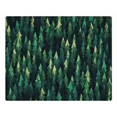 Forest Illustration Premium Plush Fleece Blanket (large) by Grandong