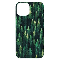 Forest Illustration Iphone 14 Black Uv Print Case by Grandong