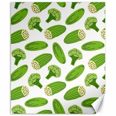 Vegetable Pattern With Composition Broccoli Canvas 20  X 24 