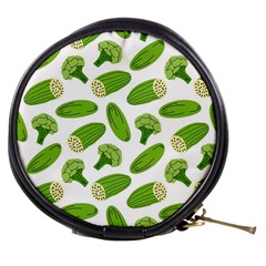 Vegetable Pattern With Composition Broccoli Mini Makeup Bag by Grandong