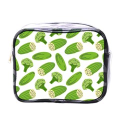 Vegetable Pattern With Composition Broccoli Mini Toiletries Bag (one Side)