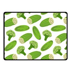 Vegetable Pattern With Composition Broccoli Fleece Blanket (small) by Grandong