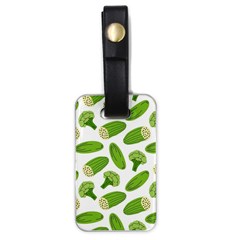 Vegetable Pattern With Composition Broccoli Luggage Tag (one Side) by Grandong