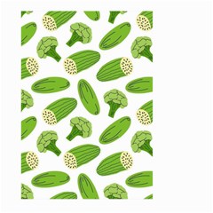 Vegetable Pattern With Composition Broccoli Large Garden Flag (two Sides)