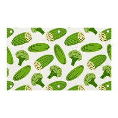 Vegetable Pattern With Composition Broccoli Banner And Sign 5  X 3  by Grandong