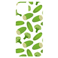 Vegetable Pattern With Composition Broccoli Iphone 14 Plus Black Uv Print Case by Grandong