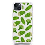 Vegetable Pattern With Composition Broccoli iPhone 14 Plus TPU UV Print Case Front