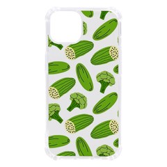 Vegetable Pattern With Composition Broccoli Iphone 13 Tpu Uv Print Case