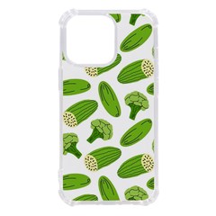 Vegetable Pattern With Composition Broccoli Iphone 13 Pro Tpu Uv Print Case by Grandong