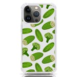 Vegetable Pattern With Composition Broccoli iPhone 13 Pro TPU UV Print Case Front