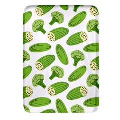 Vegetable Pattern With Composition Broccoli Rectangular Glass Fridge Magnet (4 Pack) by Grandong