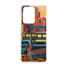 The City Style Bus Fantasy Architecture Art Samsung Galaxy S20 Ultra 6 9 Inch Tpu Uv Case by Grandong