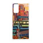 The City Style Bus Fantasy Architecture Art Samsung Galaxy Note 20 TPU UV Case Front