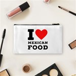 I love Mexican food Cosmetic Bag (Small) Back