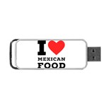 I love Mexican food Portable USB Flash (Two Sides) Back