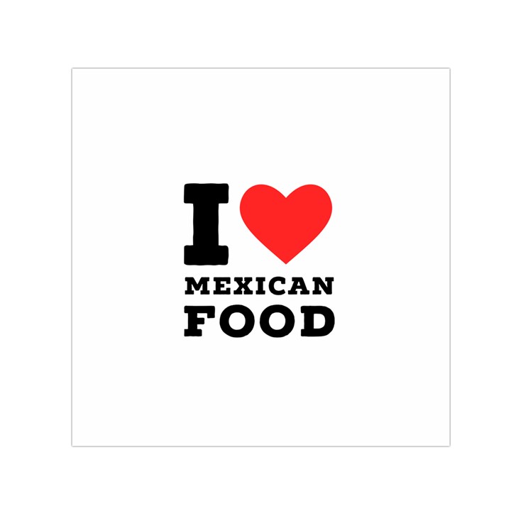 I love Mexican food Square Satin Scarf (30  x 30 )