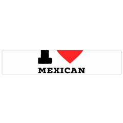 I Love Mexican Food Small Premium Plush Fleece Scarf by ilovewhateva