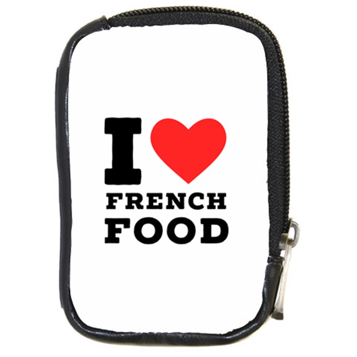 I love French food Compact Camera Leather Case