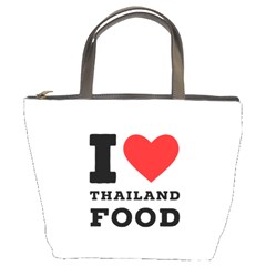 I love Thailand food Bucket Bag