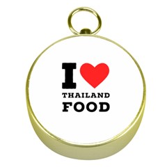 I Love Thailand Food Gold Compasses by ilovewhateva