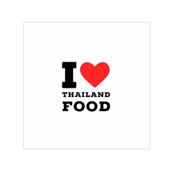 I Love Thailand Food Square Satin Scarf (30  X 30 ) by ilovewhateva