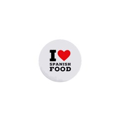 I Love Spanish Food 1  Mini Buttons by ilovewhateva