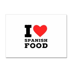 I Love Spanish Food Sticker A4 (100 Pack) by ilovewhateva