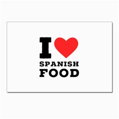 I Love Spanish Food Postcards 5  X 7  (pkg Of 10) by ilovewhateva