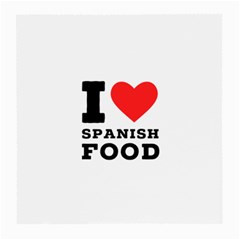 I Love Spanish Food Medium Glasses Cloth (2 Sides) by ilovewhateva