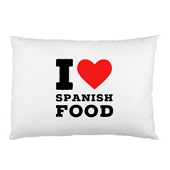 I Love Spanish Food Pillow Case by ilovewhateva