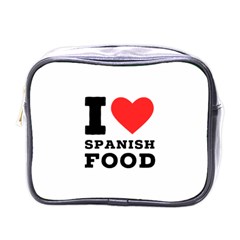 I Love Spanish Food Mini Toiletries Bag (one Side) by ilovewhateva