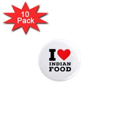 I love Indian food 1  Mini Magnet (10 pack) 