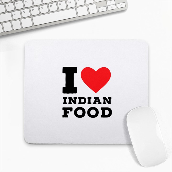 I love Indian food Large Mousepad