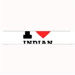 I love Indian food Small Bar Mat 24 x4  Bar Mat