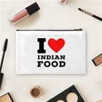 I love Indian food Cosmetic Bag (Medium) Back